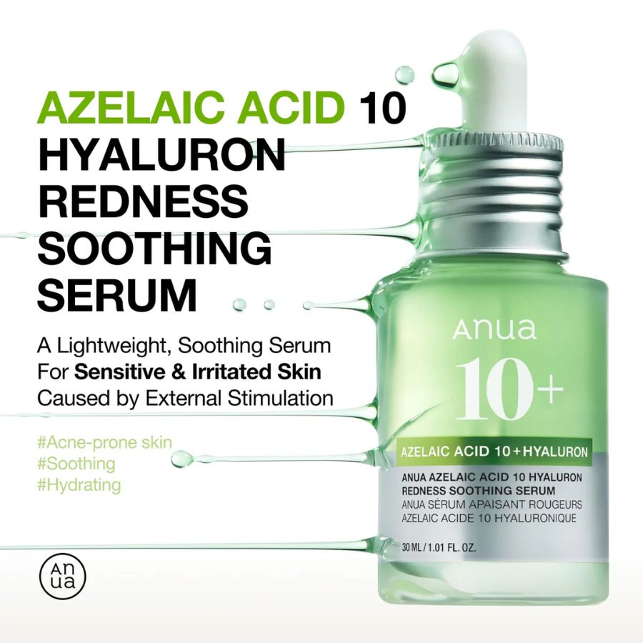 Azelaic Acid 10% + Hyaluron Redness Relief Serum (30ml /1.01 fl.oz)